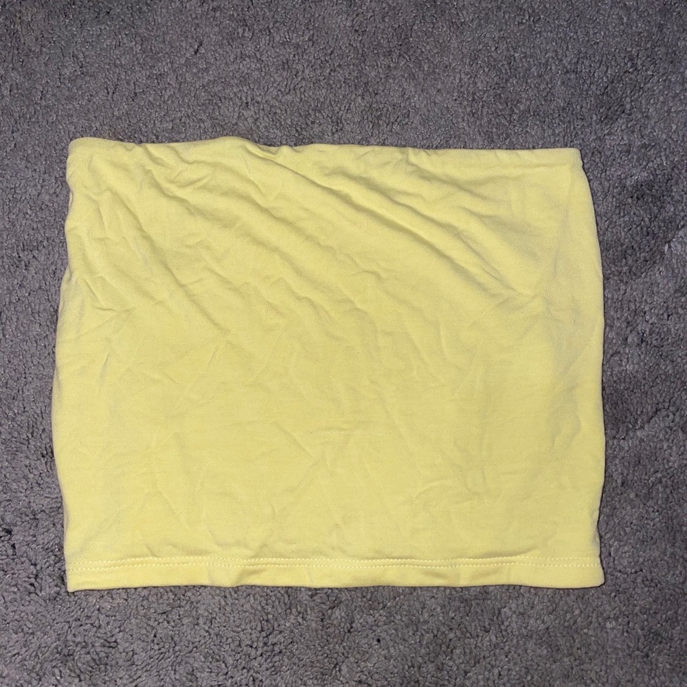 Tub top in yellow